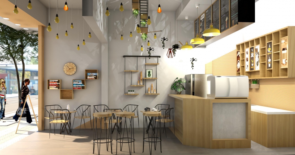 Mẫu nội thất nhà hàng, quán cafe đẹp