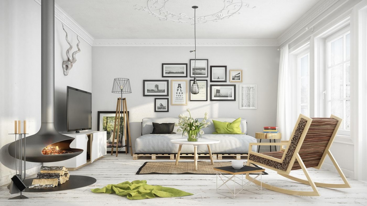 Áp dụng những chủ về cây cỏ, hoa lá, đại dương cho căn phòng thêm màu sắc