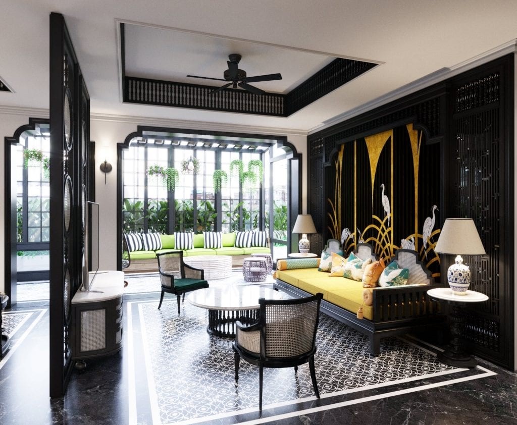Mẫu nhà phố đẹp phong cách Indochine