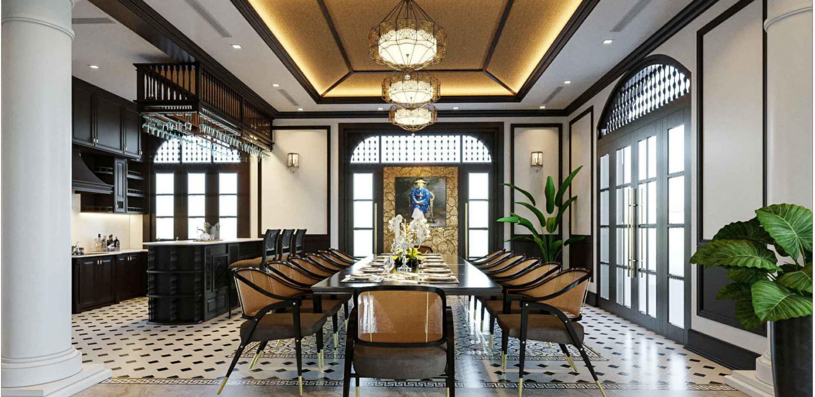 Sử dụng cửa lớn