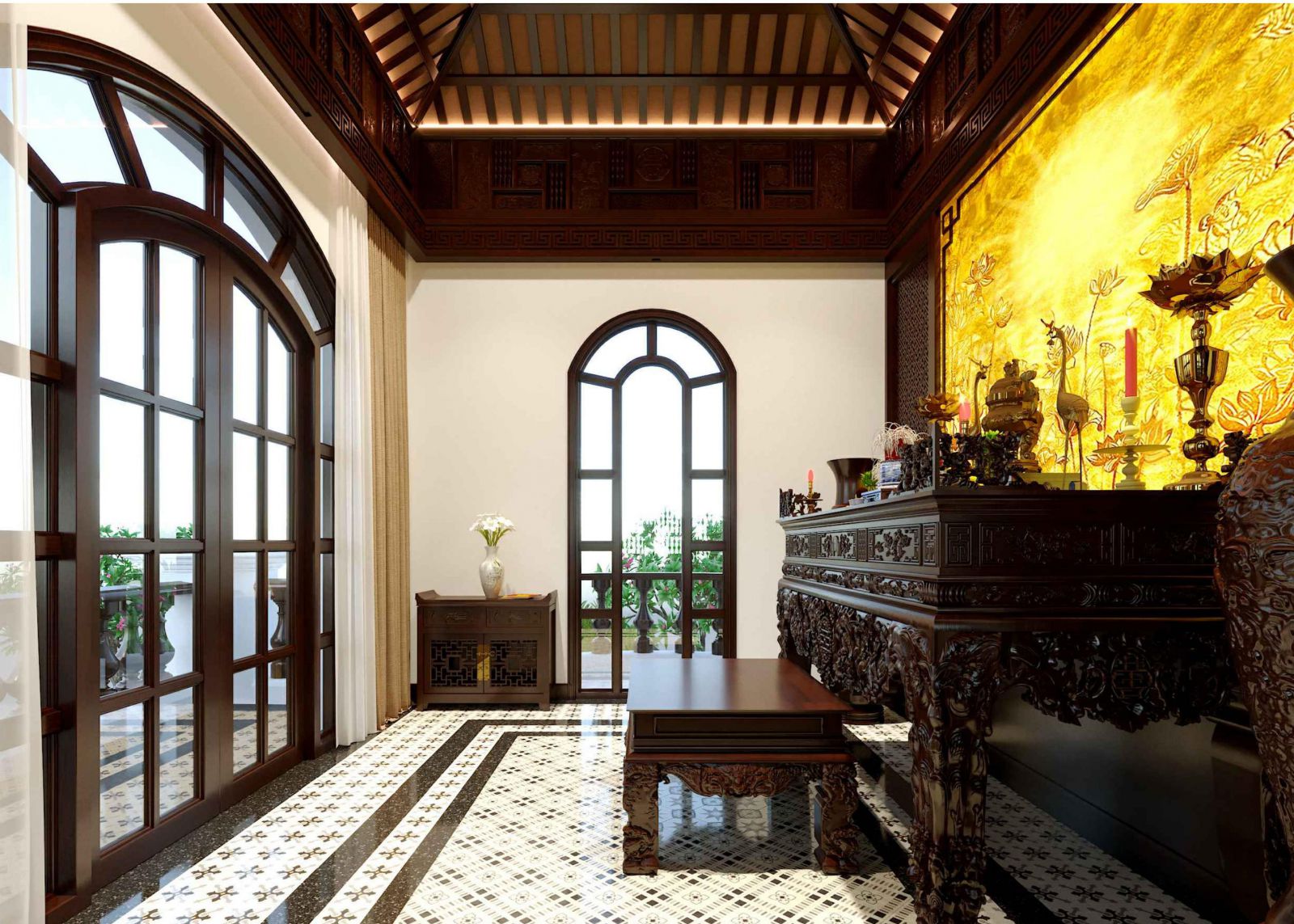 Kết hợp giữa truyền thống và hiện đại