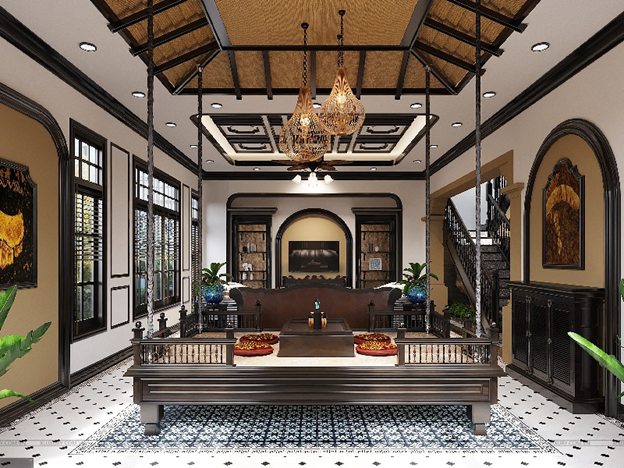 Phong cách thiết kế nội thất Indochine